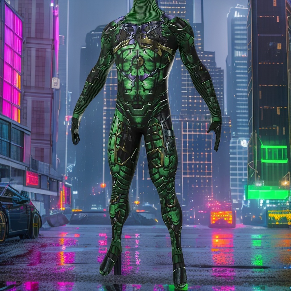 3D Printing Toys - Kostum Cosplay Halloween Dewasa Green Goblin