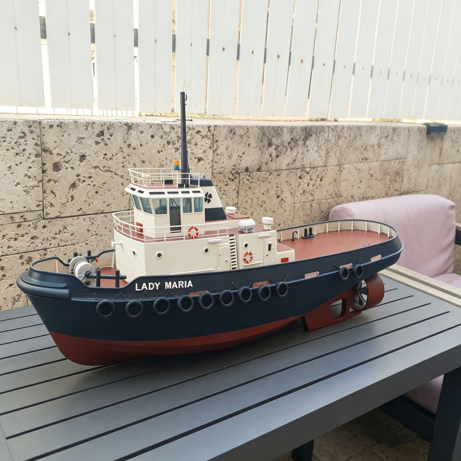3D Printing Rc Boat - Perahu Remote Control 120cm Presisi Tinggi