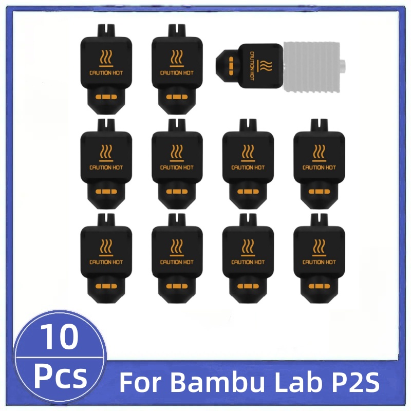 3D Printing Bambu Lab - 10 Buah Kaus Kaki Silikon Hitam