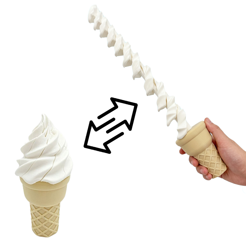 3D Printing Toys - Mainan Halloween 3D Printing Es Krim