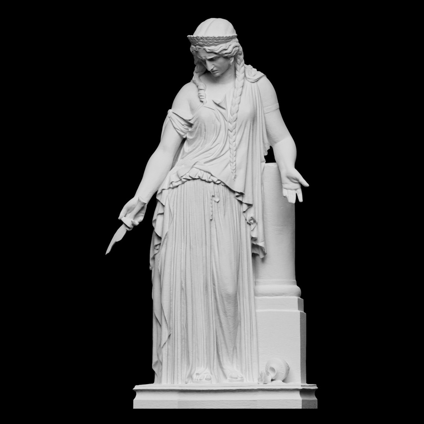 3D Printing Resin - Patung “Medea”, bahan resin cetak 3D,