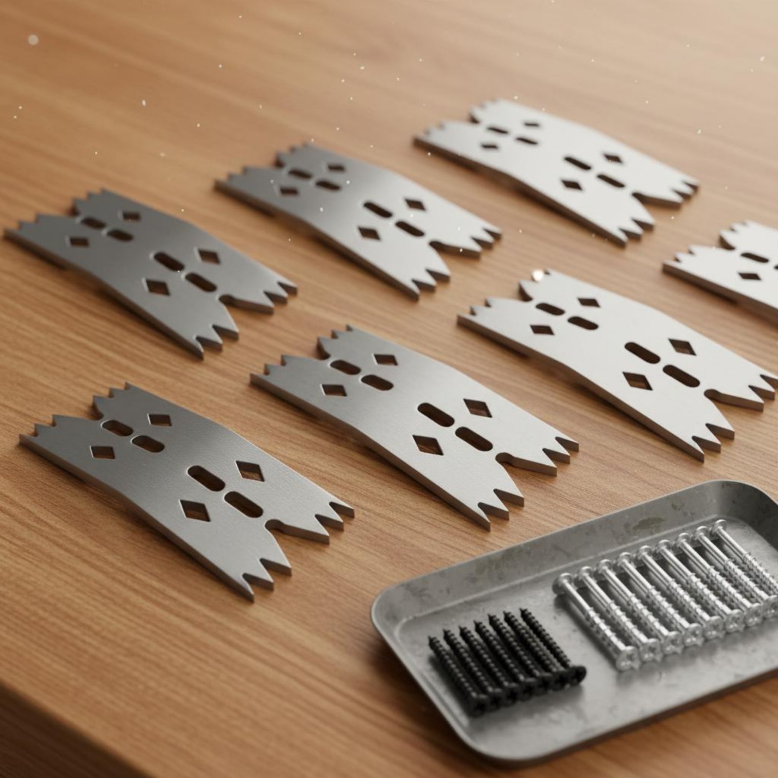 Build Plate - 6 Buah Klem Penjepit CNC Tahan