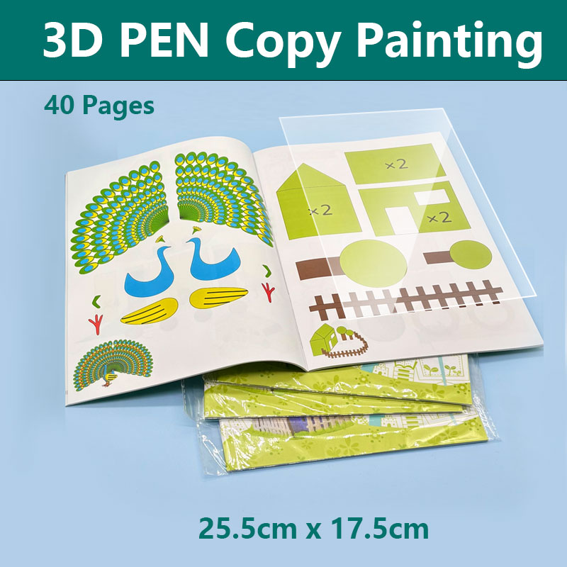 3D Printing Template - Buku Gambar Pena 3D dengan Templat