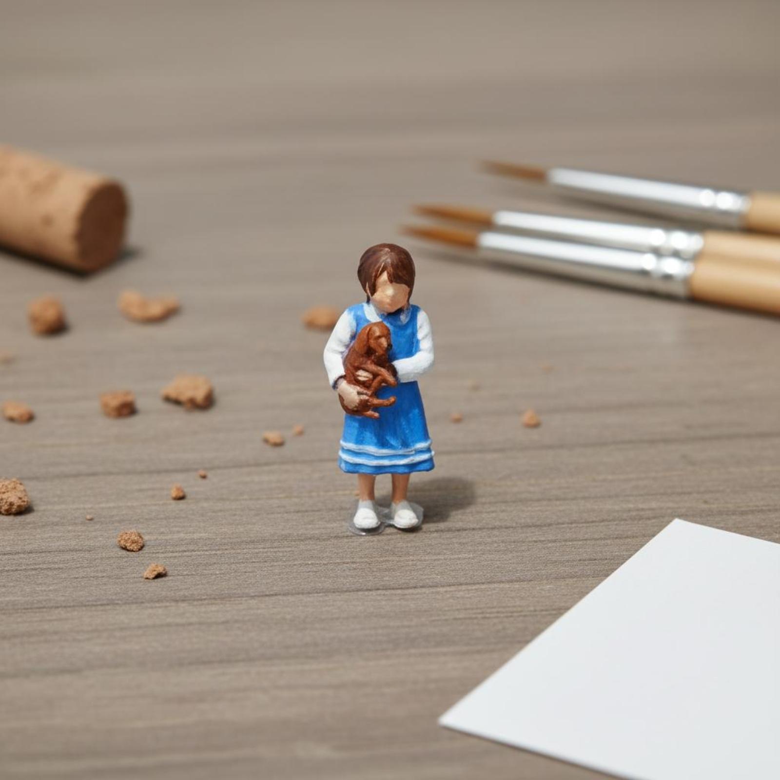 3D Printing Resin - Figur Adegan Taman Diorama Cetak 3D