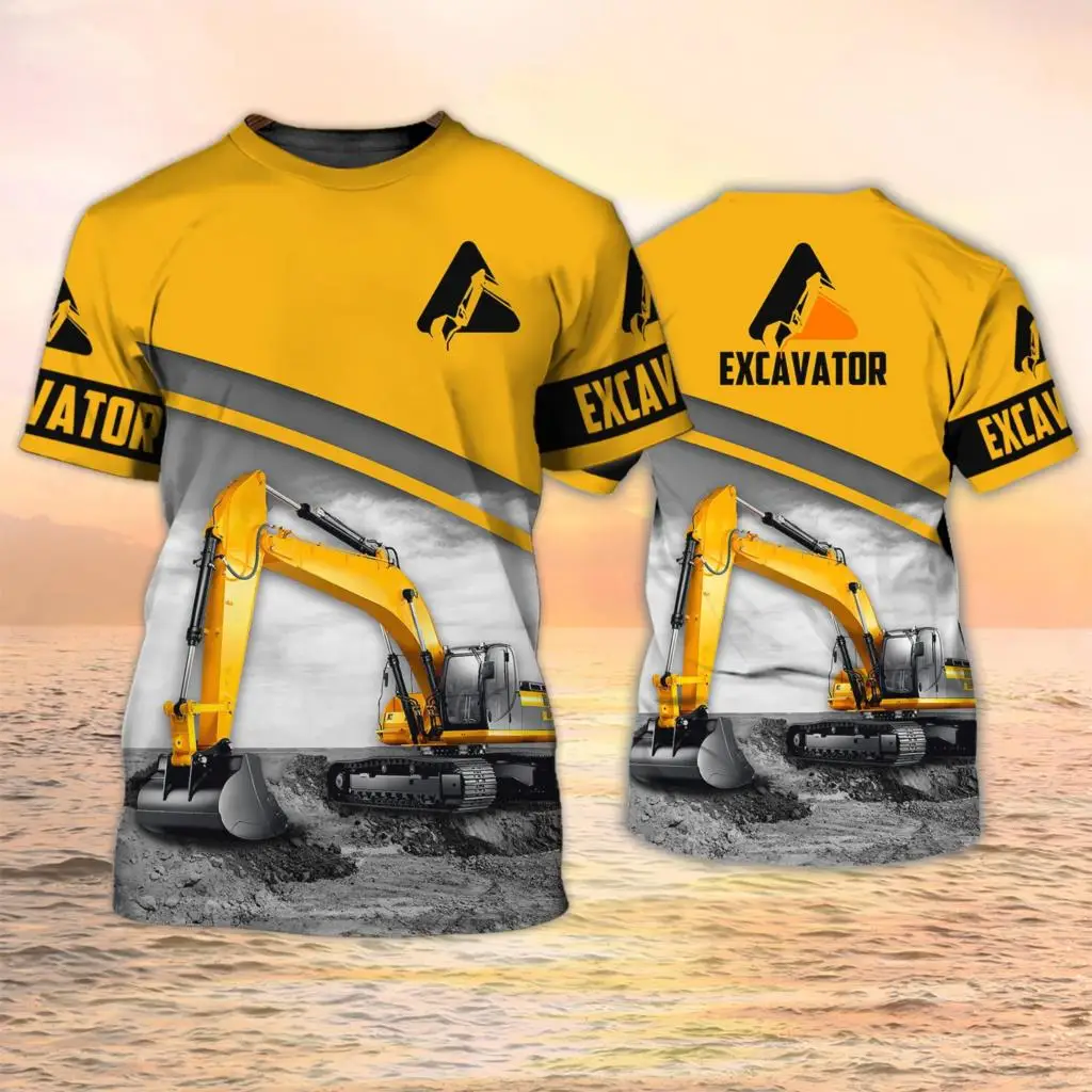 3D Printing Operator - Kaos Excavator Operator Alat Berat Cetak