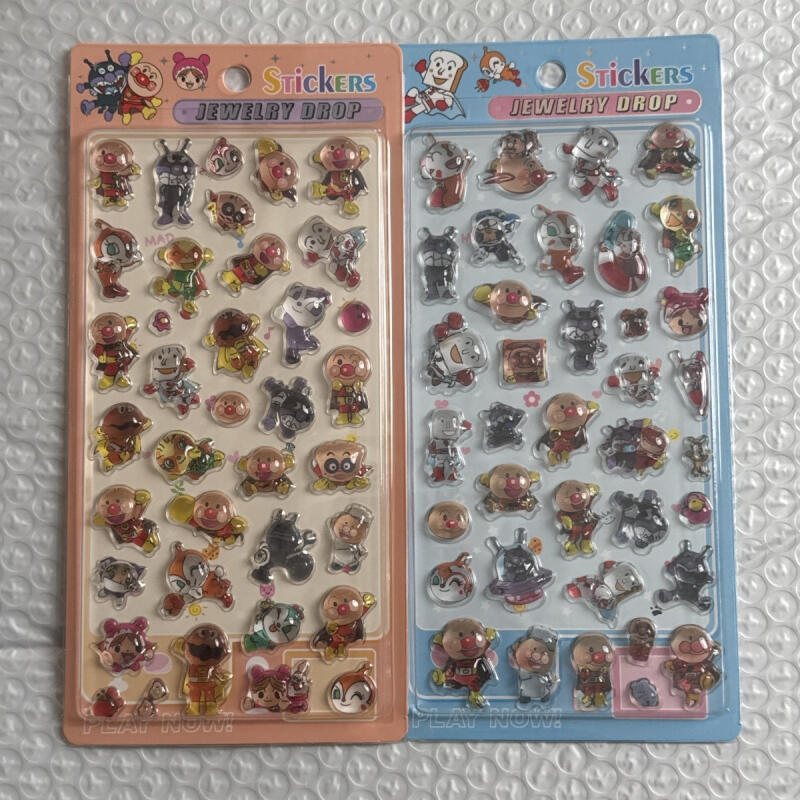 3D Printing Toys - Stiker Relief 3D Anpanman Kawaii Stiker