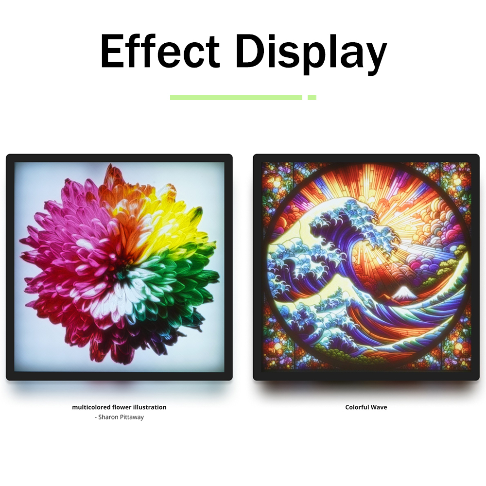 Panel LED Lithophane CMYK untu - 3D Printing Bambu Lab ulasan dan harga