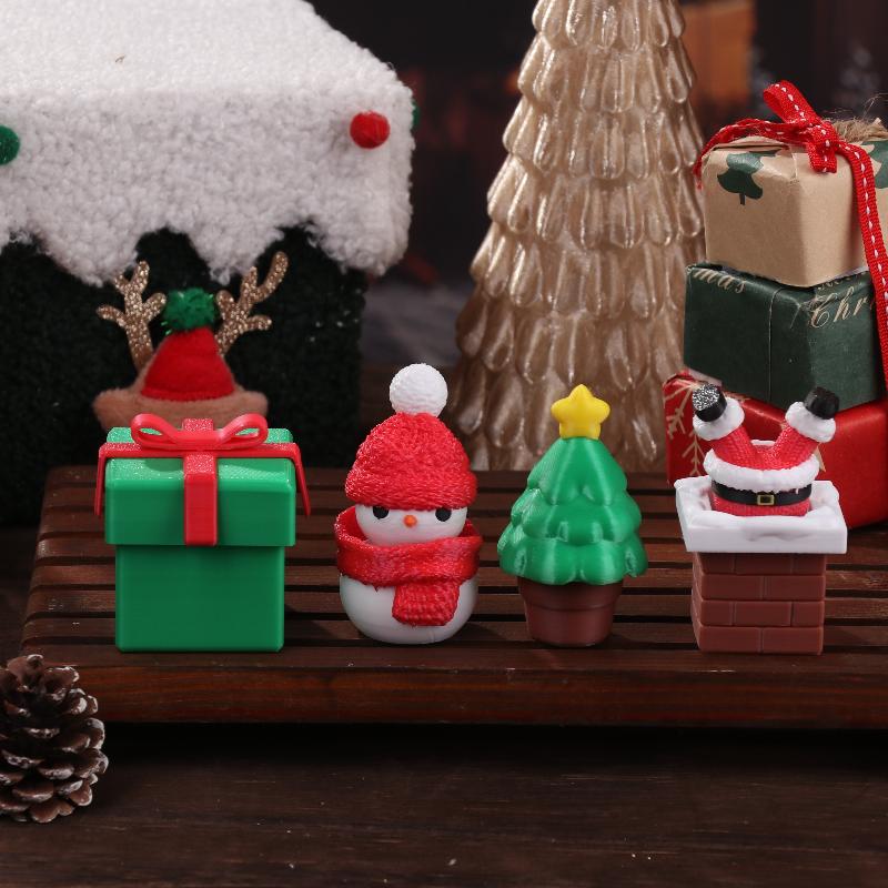 Boneka Santa Claus Natal 3D Pr - 3D Printing Toys ulasan dan harga