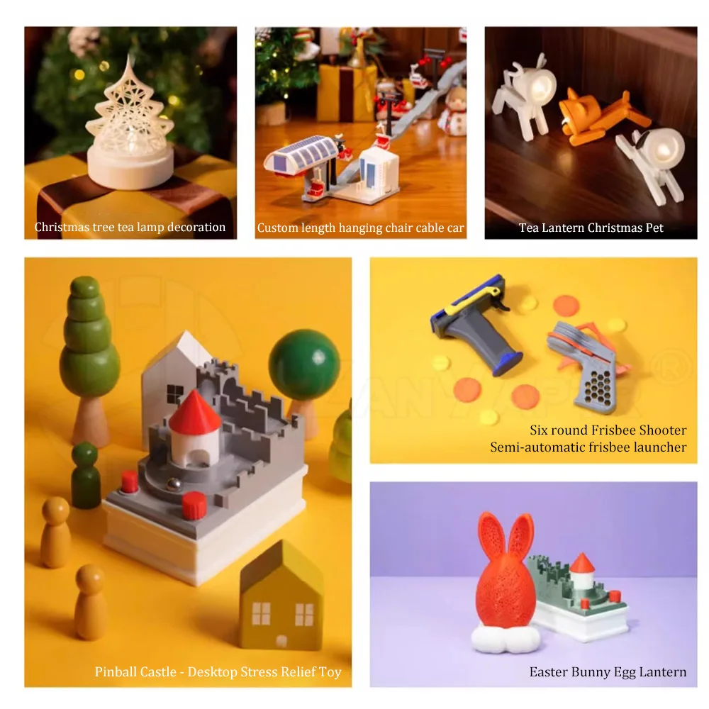 Komponen Model Kreatif DIY Bam - 3D Printing Bambu Lab ulasan dan harga
