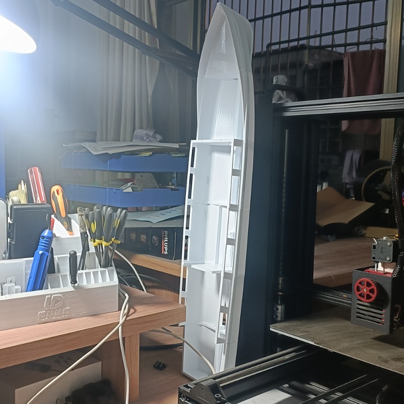 Perahu RC 60cm Feri Kecil Roma - 3D Printing Rc Boat ulasan dan harga
