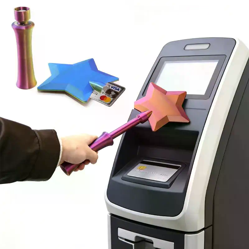 1 Buah Tempat Kartu Kredit Luc - 3D Printing Card ulasan dan harga