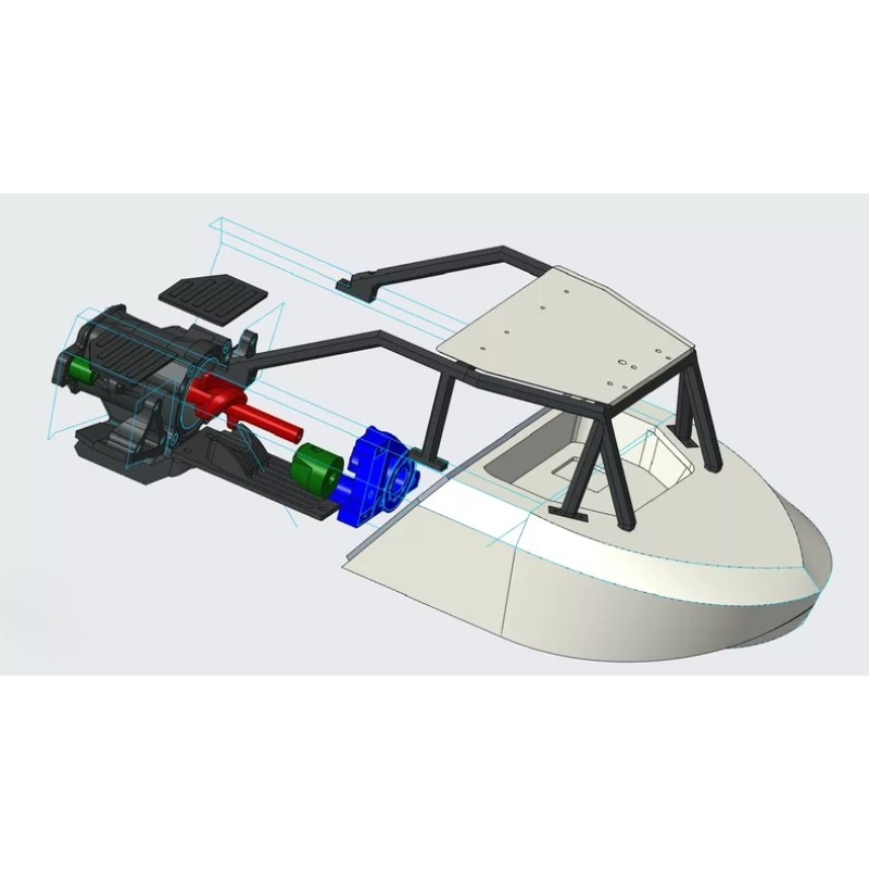 Suku Cadang Upgrade Kit DIY, A - 3D Printing Rc Boat ulasan dan harga