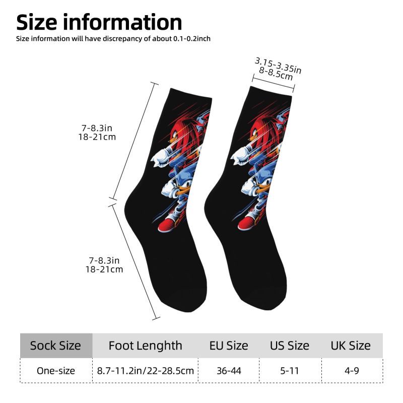 Kaos Kaki Fashion Custom Sonic - 3D Printing Game ulasan dan harga