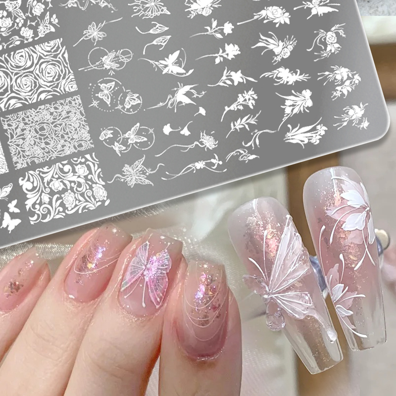 BORN PRETTY Cetakan Stamping N - 3D Printing Template ulasan dan harga