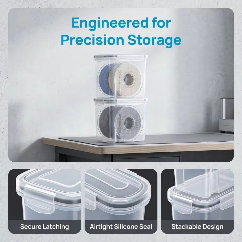Wadah Filamen Transparan Tahan - 3D Printing With Pp ulasan dan harga