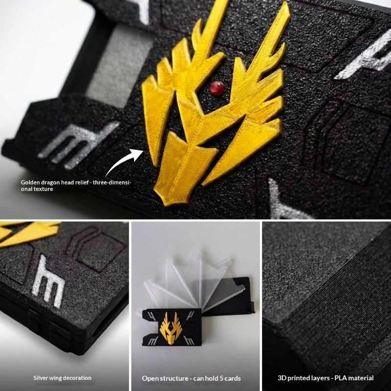 Kamen Rider Ryuki Tempat Kartu - 3D Printing Card ulasan dan harga