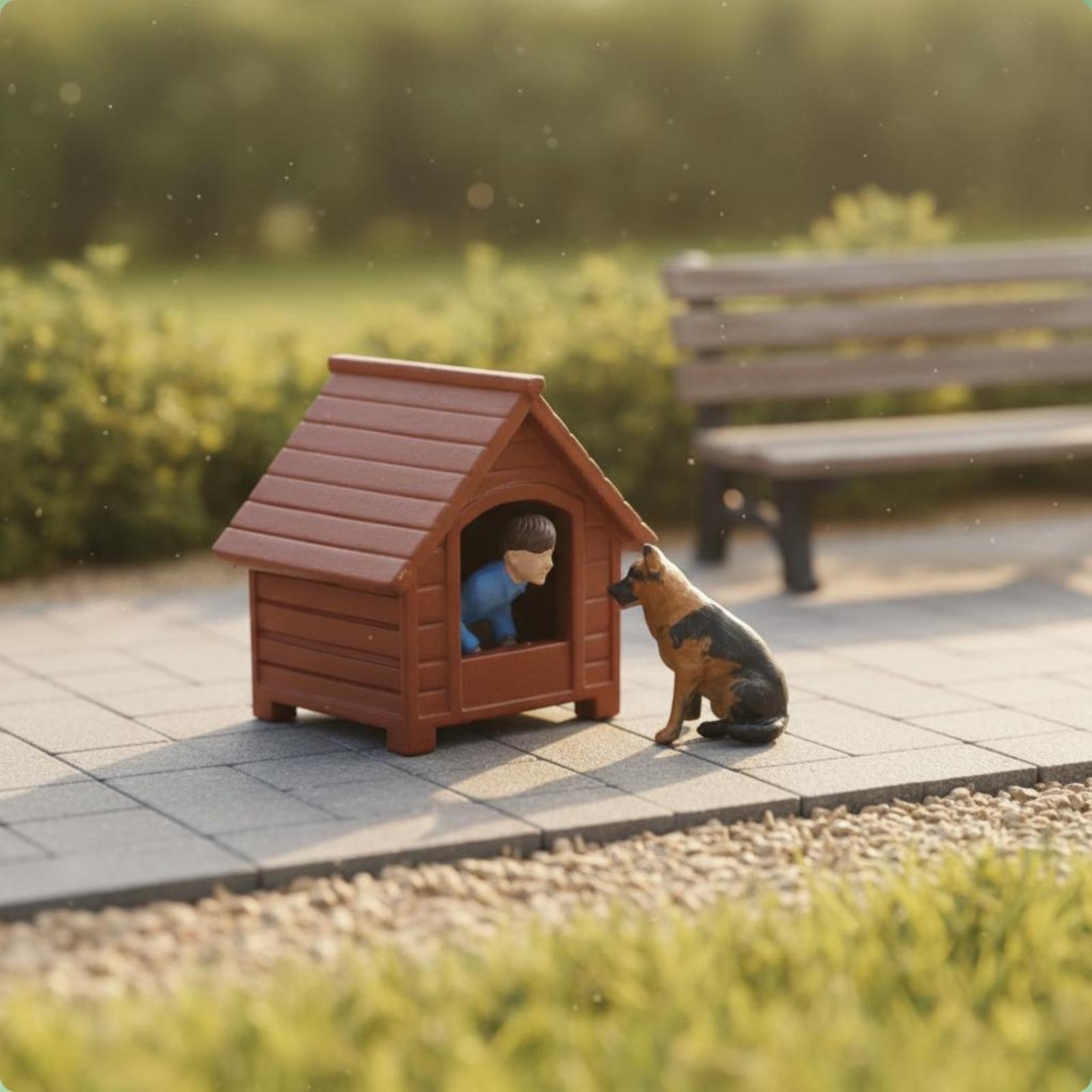 Figur Adegan Taman Diorama Cet - 3D Printing Resin ulasan dan harga