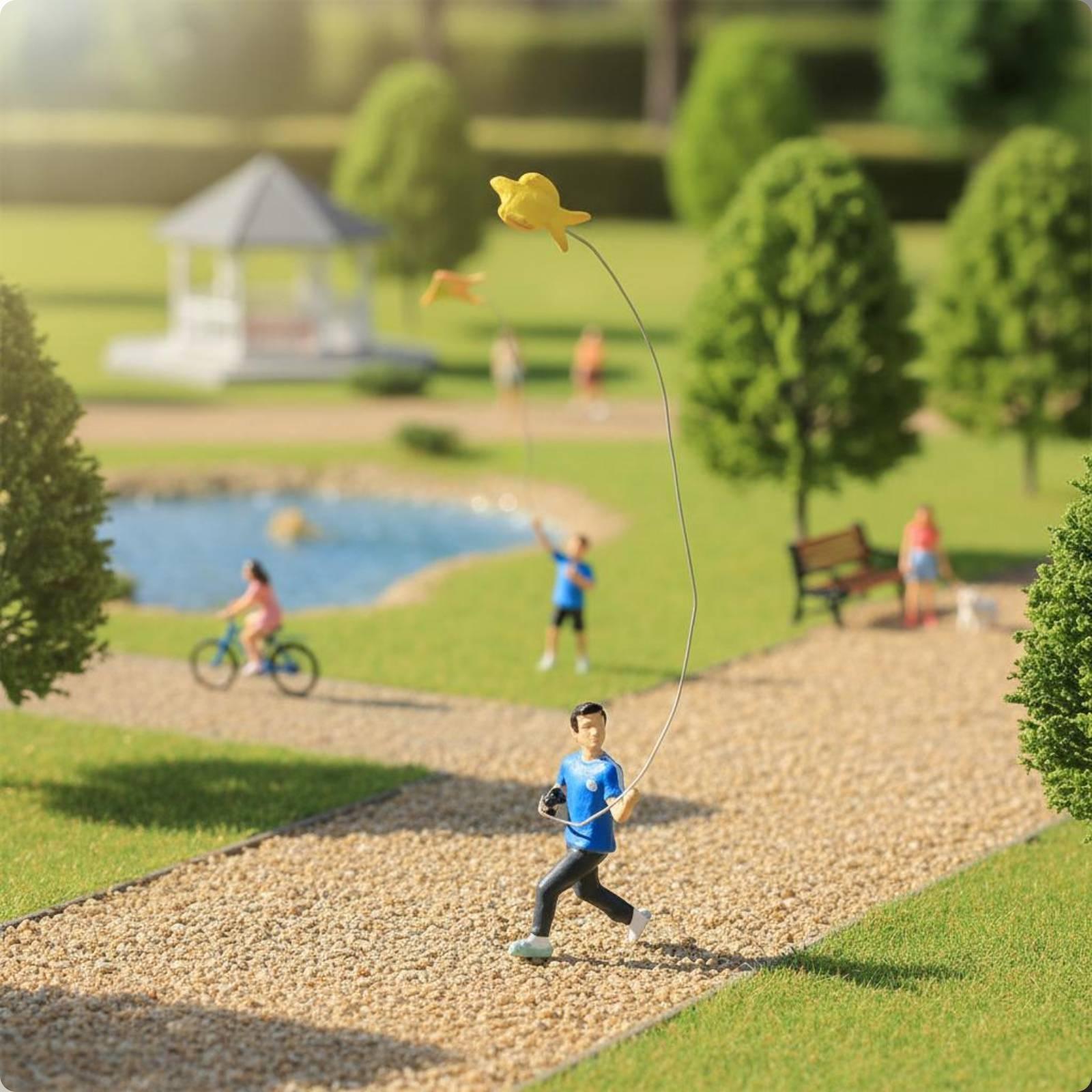 Figur Adegan Taman Diorama Cet - 3D Printing Resin ulasan dan harga