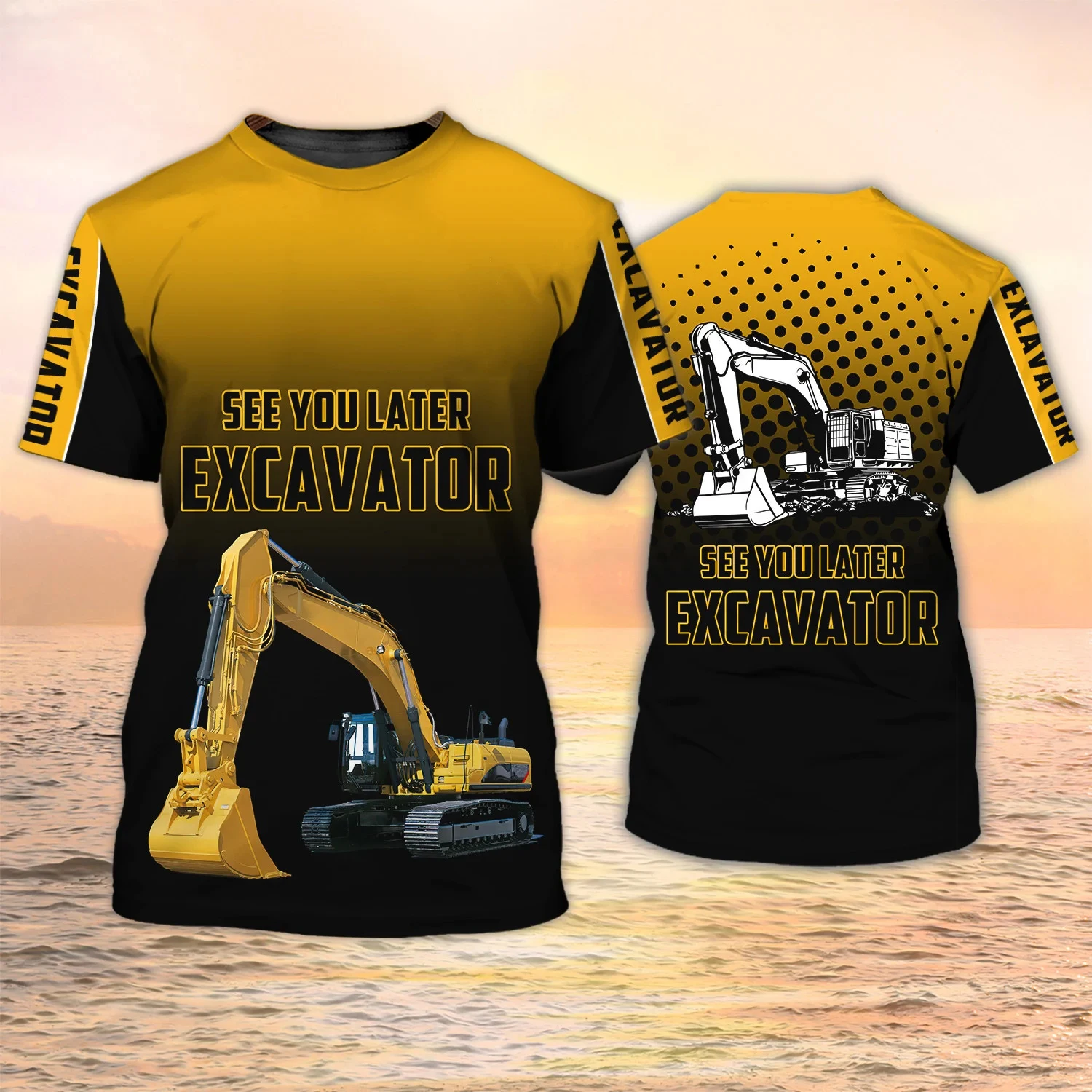 Kaos Excavator Operator Alat B - 3D Printing Operator ulasan dan harga