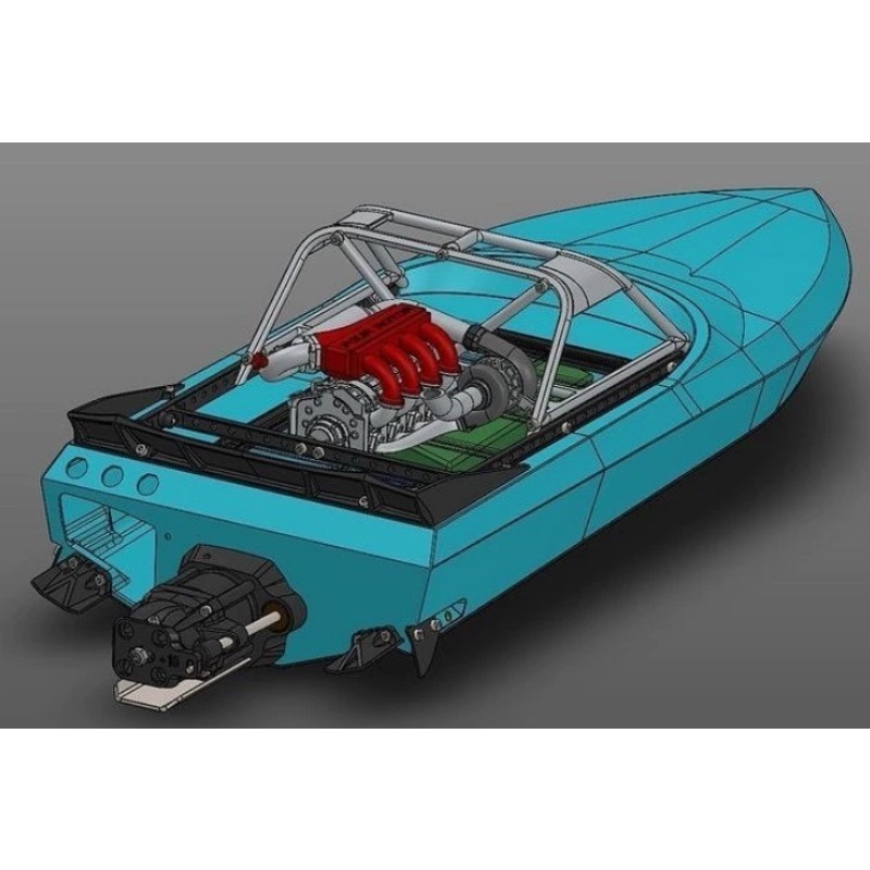 Bilah Baling-Baling Aluminium  - 3D Printing Rc Boat ulasan dan harga