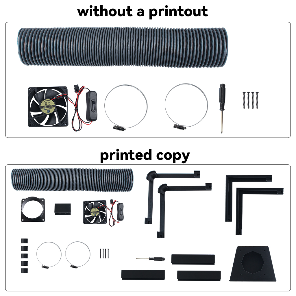 Kit Kipas Buang Eksternal untu - 3D Printing Bambu Lab ulasan dan harga
