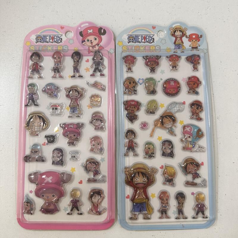 Stiker Relief 3D Kartun One Pi - 3D Printing Toys ulasan dan harga