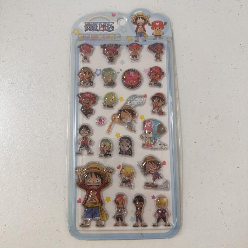 Stiker Relief 3D Kartun One Pi - 3D Printing Toys ulasan dan harga