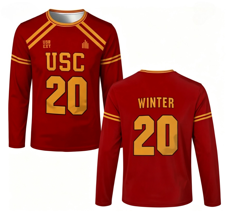 Jersey hoki es gaya USC Trojan - 3D Printing Jersey ulasan dan harga