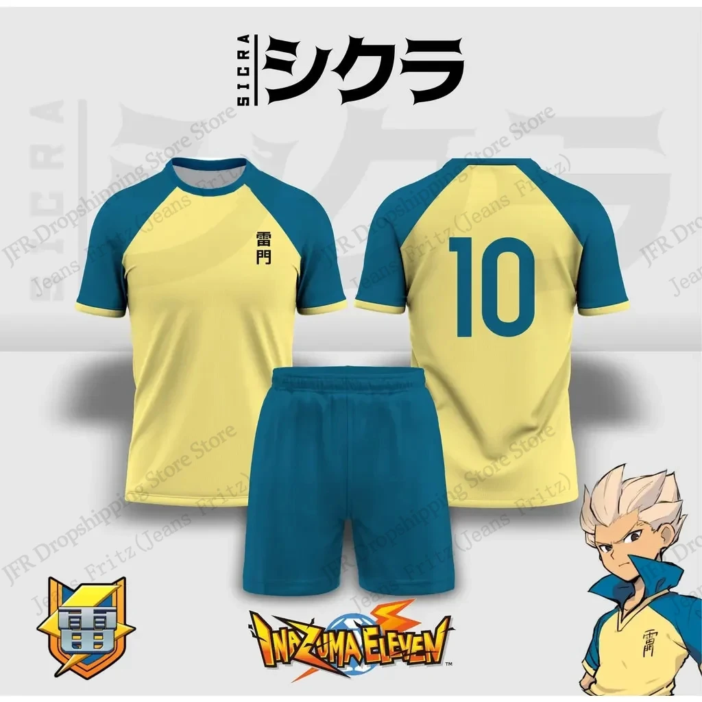 Set Jersey Jersey Inazuma Elev - 3D Printing Jersey ulasan dan harga
