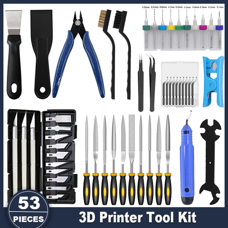 Kit Alat Printer 3D, 53 Buah A - 3D Printing Bambu Lab ulasan dan harga